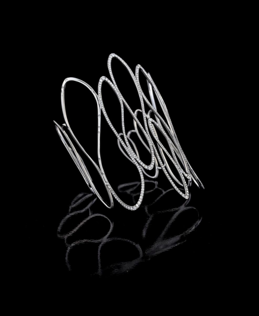 Bracciale a Manetta con Brillanti