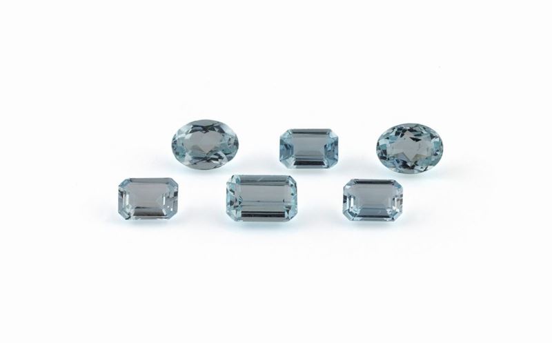 Lotto di Acquamarine