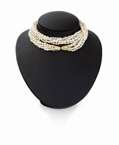 Collana con Perle di Acqua Dolce