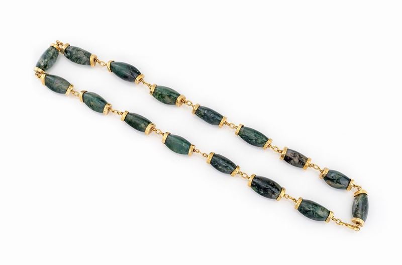 Collana con Pietre Verdi