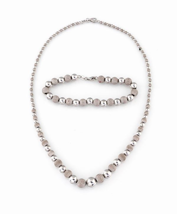 PARURE DI CATENA E BRACCIALE 