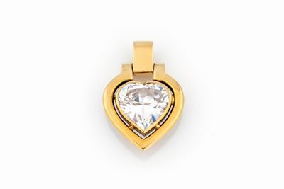 Ciondolo con Cuore di Zircone