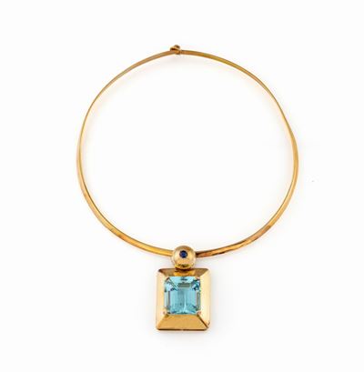 Rocchi, Collier con Grande Acquamarina