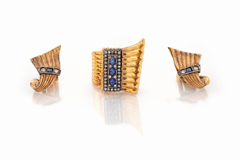 Anello e Orecchini Anni 40