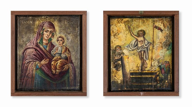 Icona Recto/verso, San Pietroburgo, Fine del XIX Secolo