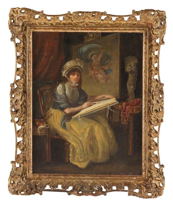 Pittore del XIX secolo - RITRATTO