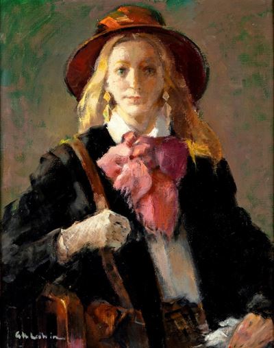 Ragazza con Cappello Rosso