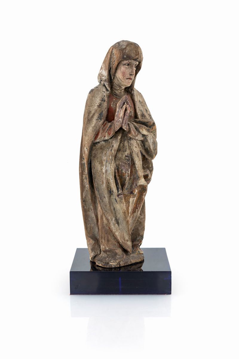 Scultura in Legno Pigmentato, Germania XVII Secolo