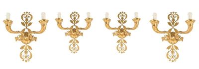 Quattro Appliques in Stile Impero