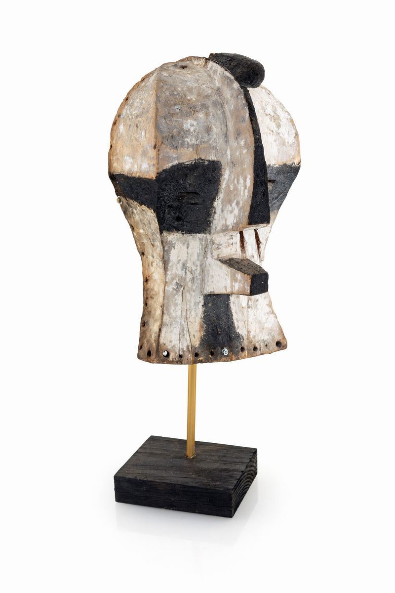 Maschera antropomorfa in legno, Repubblica Democratica del Congo